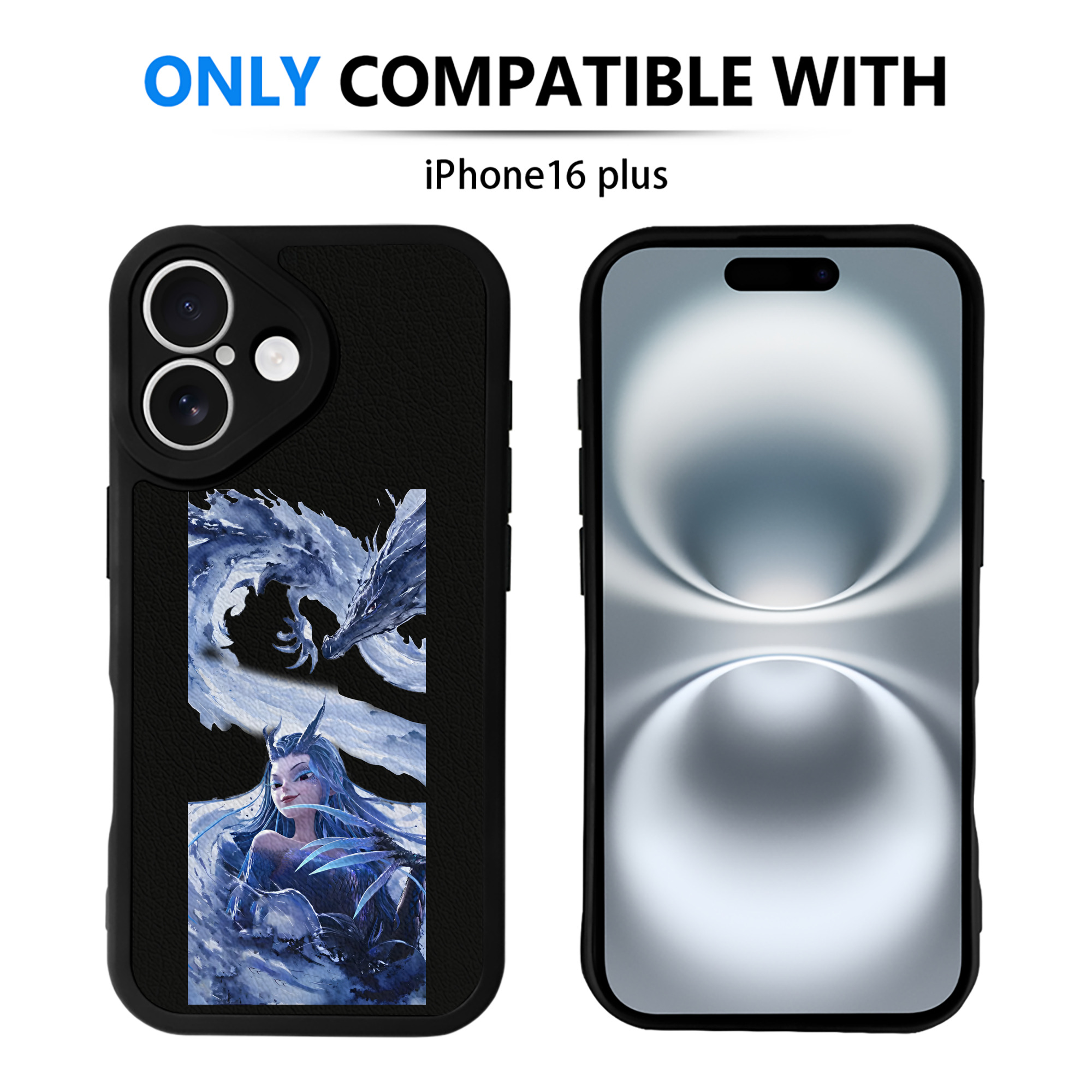 （画像用） Ne Zha 2 ナタ 魔童の大暴れ 【iPhone 16シリーズ対応】シリコンスマホケース（レザー調） 材質：シリコン